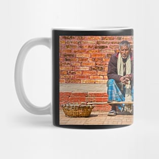 Wandering seller. Mug